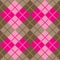 Argyle Pattern in Brown and Pink