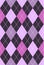 Argyle Pattern Pink & Purple