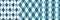Argyle pattern spring in blue, turquoise green, white. Seamless harlequin geometric stitched background vector graphics for socks.