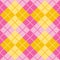 Argyle Pattern in Yellow and Pink