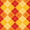 Argyle Pattern in Yellow and Red