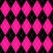 Argyle plaid in plastic pink colors