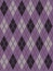 Argyle print in purple, black and gray colors
