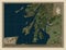 Argyll and Bute, Scotland - Great Britain. High-res satellite. L