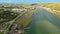 Arial Drone Photos of Nature, River & River Marsh.