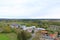 Arial Photo of the landscape in Germany in Eberswalde, Brandenburg from the Finow Tower