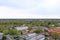 Arial Photo of the landscape in Germany in Eberswalde, Brandenburg from the Finow Tower