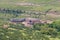 Arial view of the dinosaur interpretive centre at Glen Reenen