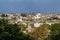 Arial view of Rome city from Janiculum hill, Terrazza del Gianicolo. Rome. Italy