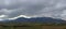 Arial view of the vineyards of the Slanghoek Valley and the majestic Matroosberge, slightly covered in snow, in the background