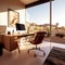 Arid Allure: Unleashing Creativity in Your Desert Modern Home Office