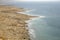 Arid dead sea coastline