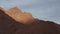 arid desert landscape of Cafayate at quebrada de las conchas