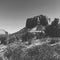 Arid desert landscape of Sedona USA