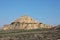 Arid and dry landscape in Bardenas Desert