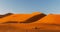 Arid dry landscape Hidden Vlei in Namibia Africa