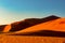 Arid dry landscape Hidden Vlei in Namibia Africa