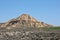 Arid and dry mountain in Bardenas desert