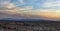Arid Karoo landscape at sunset