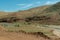 Arid landscape of the high atlas in Morocco