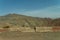 Arid landscape of the high atlas in Morocco