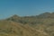 Arid landscape of the high atlas in Morocco