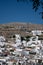 Arid lanscape in Lindos