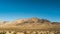 Arid Mountains landscape against clear blue sky in Nevada