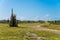 The arid nature of Aruba. Caribbean landscape