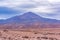 Arid valley in Atacama desert