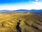 Ariel View of Taos New Mexico from a Hot Air Balloon