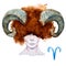 Aries horoscope raster