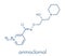 Arimoclomol drug molecule. Skeletal formula