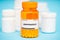 Aripiprazole medication In plastic vial