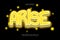 Arise editable text effect 3 dimension emboss neon style