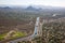 The Arizona Canal flowing through Scottsdale