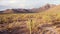 Arizona desert foothills drone footage
