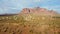 Arizona desert landscape, Superstition Mountains