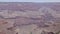 Arizona, Grand Canyon, A pan across the Grand Canyon with Bright Angel Trail down below