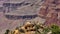 Arizona, Grand Canyon, A view of the walls of the Grand Canyon with tiny people in the foreground