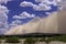 Arizona Haboob Sandstorm with cloudy sky