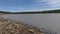 Arizona, Lake Mary, A close up of water lapping on the shore and rocks of Upper Lake Mary