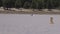 Arizona, Lake Mary, A person in a kayak floating by on Upper Lake Mary