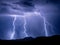 Arizona Monsoon Lightning Bolts