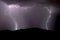 Arizona monsoon lightning storm