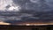 Arizona Monsoon Storm at Sunrise Time Lapse Zoom In