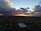 Arizona monsoon at sunset