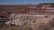 Arizona mountain eroded landscape, Petrified Forest National Wilderness Area and Painted Desert