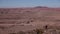 Arizona mountain eroded landscape, Petrified Forest National Wilderness Area and Painted Desert