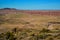 Arizona mountain eroded landscape, Petrified Forest National Wilderness Area and Painted Desert